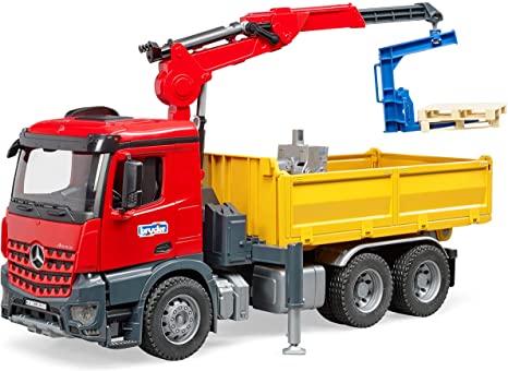 MB Arcos construction truck with crane and accessories